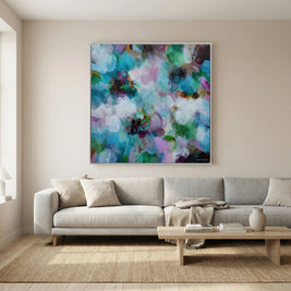 Breathe - Framed Canvas Print