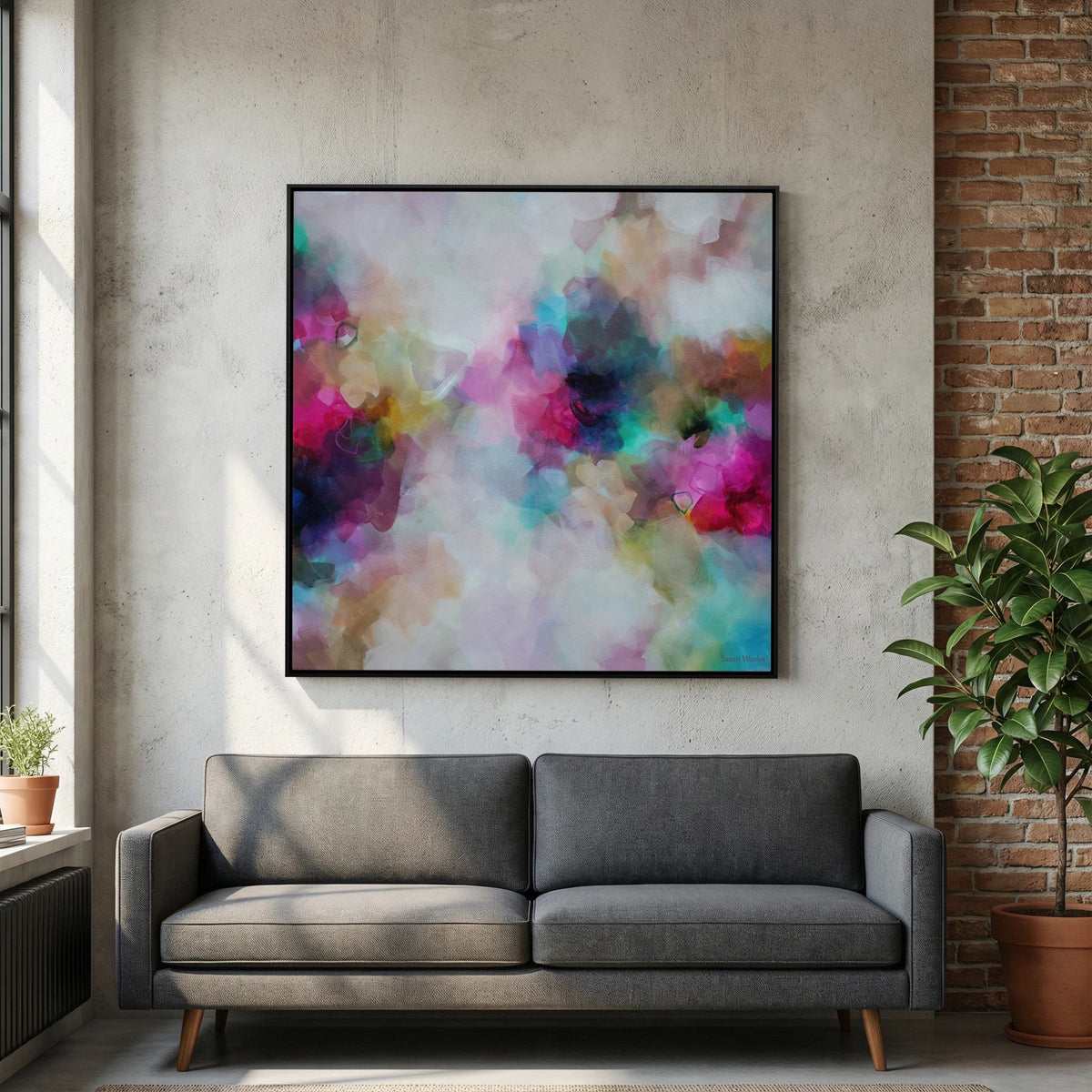 Douceur de Vivre - Framed Canvas Print