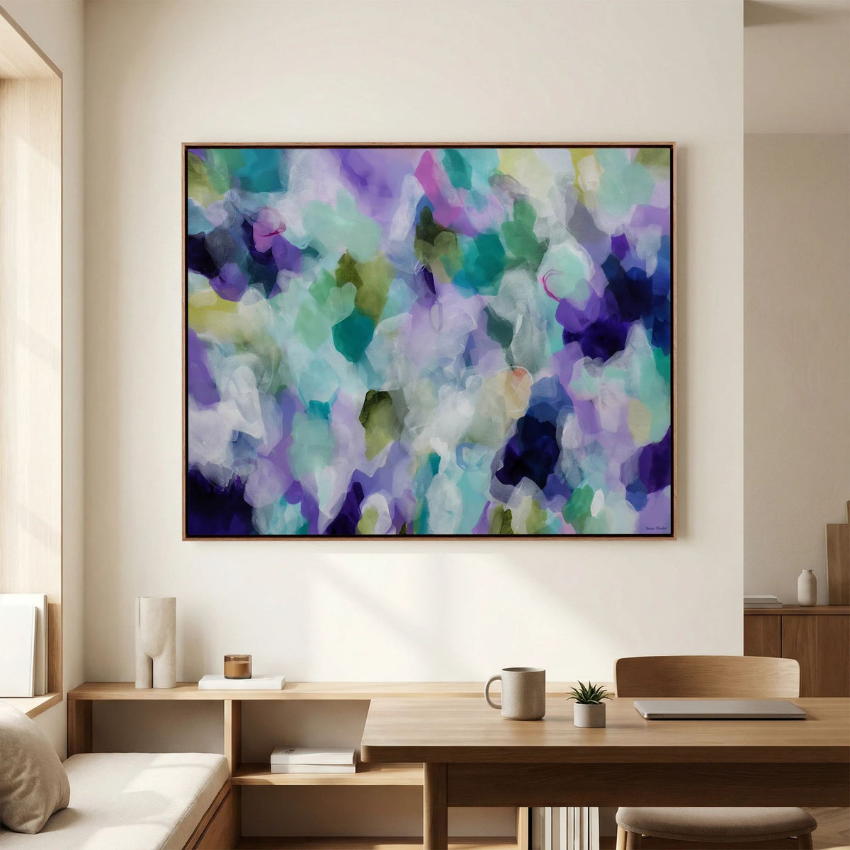 Lavender Dreams II - Framed Canvas Print