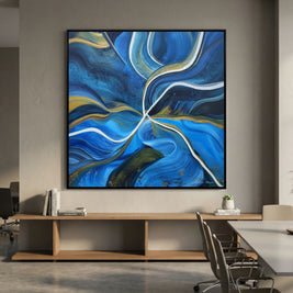 Cadence - Framed Canvas Print