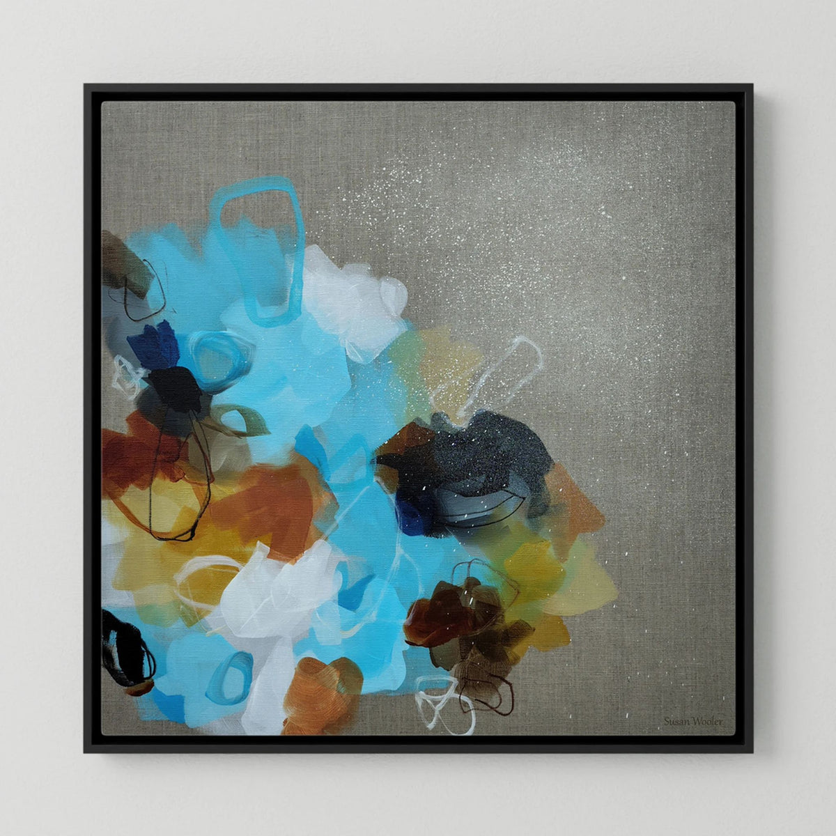 Moving Forward III - Framed Canvas Print