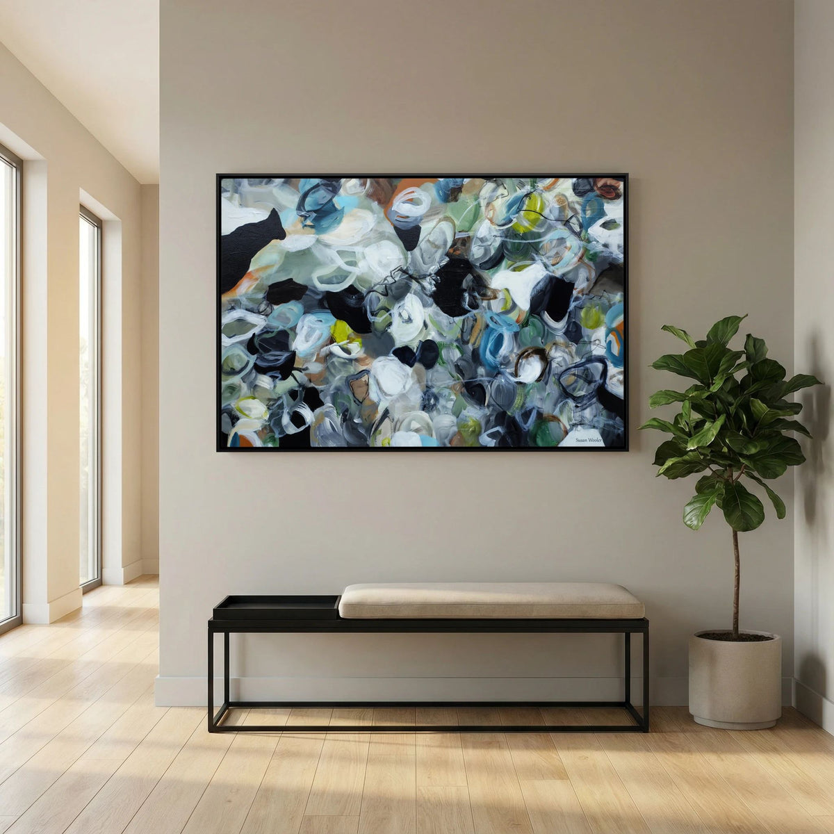 Whispers of Nature - Framed Canvas Print