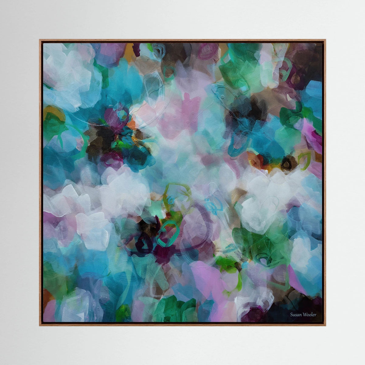Breathe - Framed Canvas Print