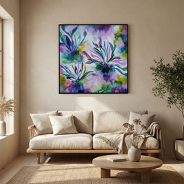 Forever in Bloom - Framed Canvas Print