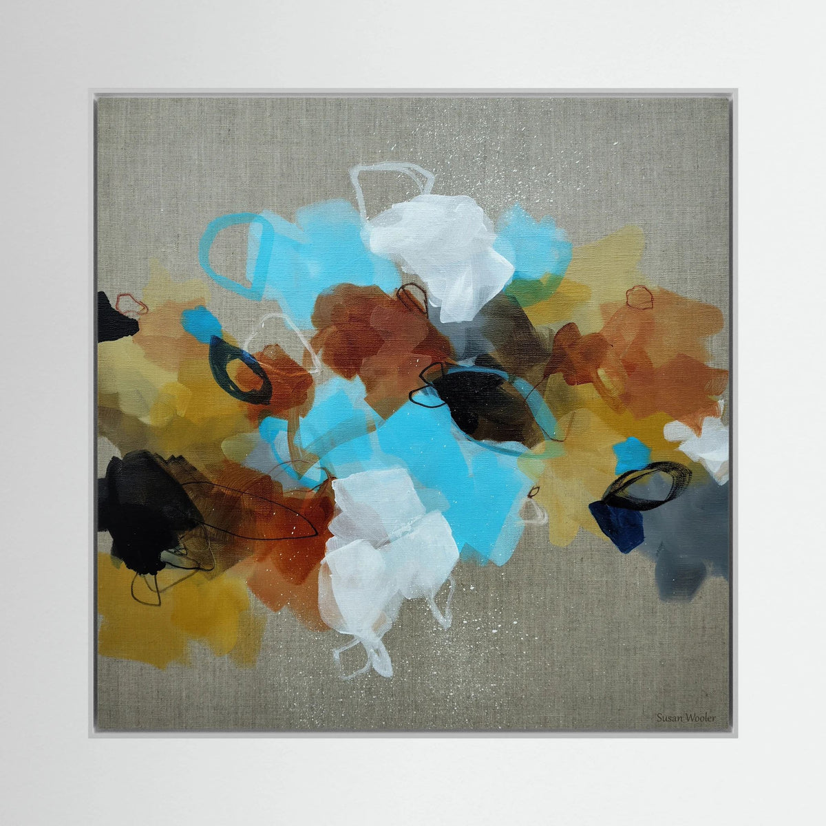 Moving Forward I - Framed Canvas Print