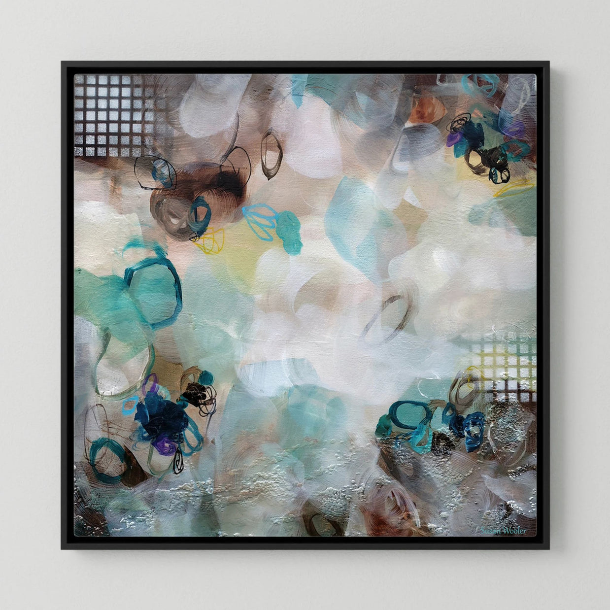 Mountain Dawn - Framed Canvas Print