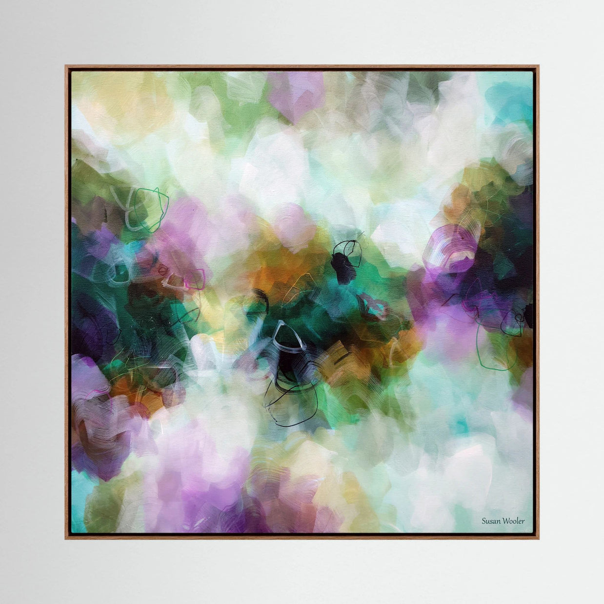 Whispers in the Forest- Framed Canvas Print