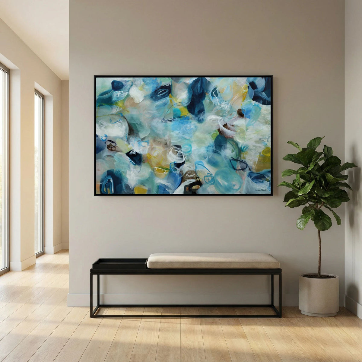In between days - Framed Canvas Print