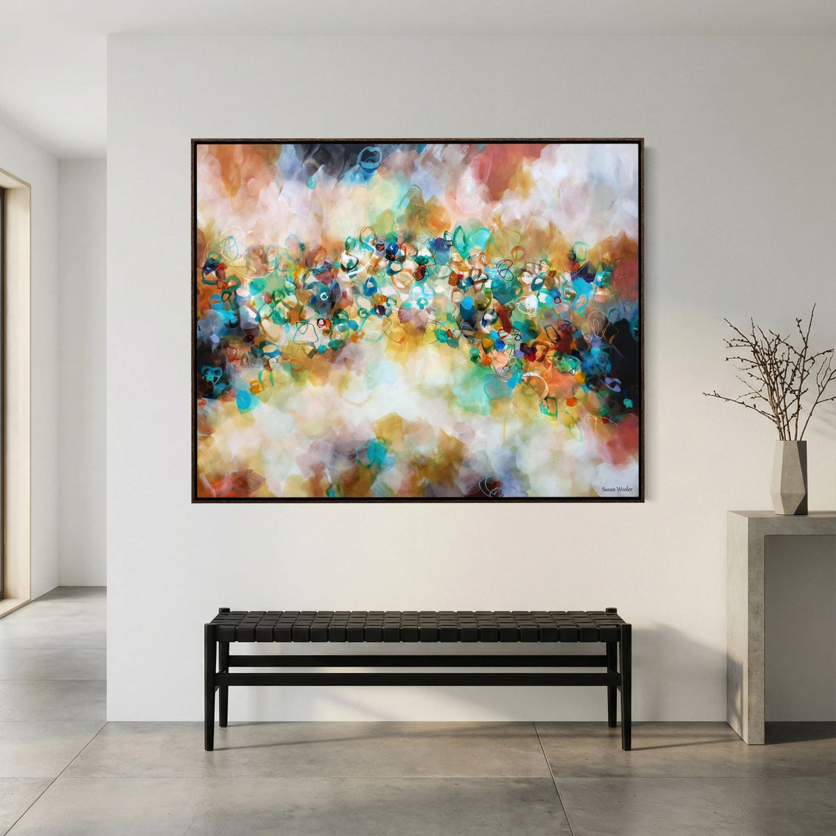Golden Hour - Framed Canvas Print