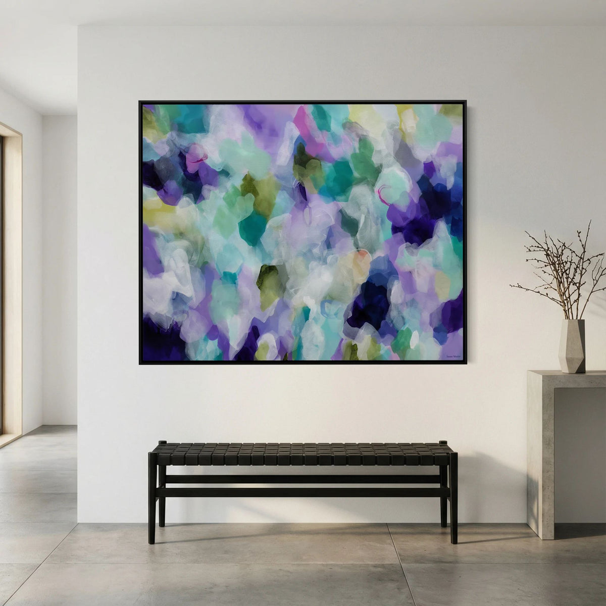 Lavender Dreams II - Framed Canvas Print