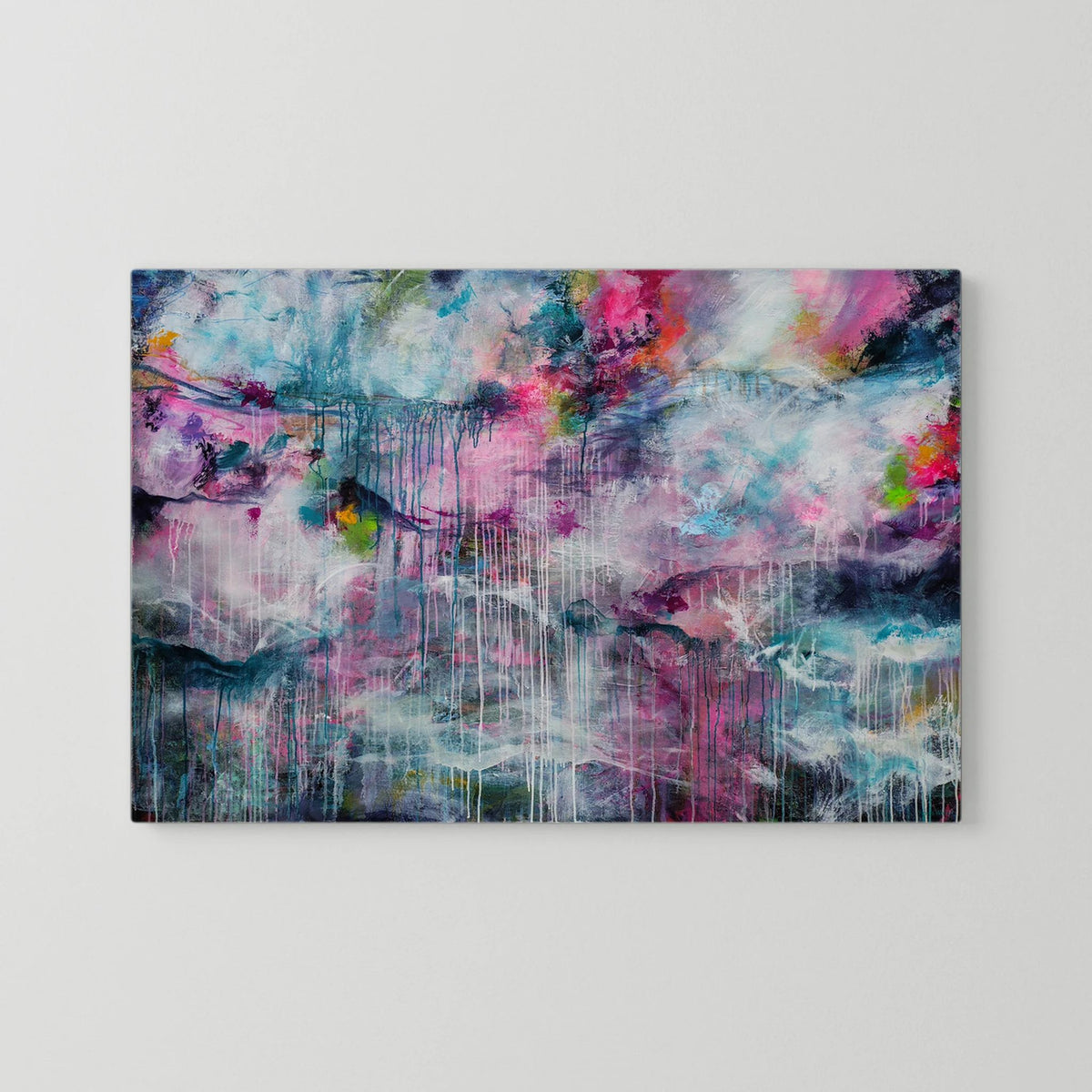 Rainfall - Framed Canvas Print