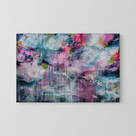 Rainfall - Framed Canvas Print