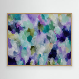 Lavender Dreams II - Framed Canvas Print