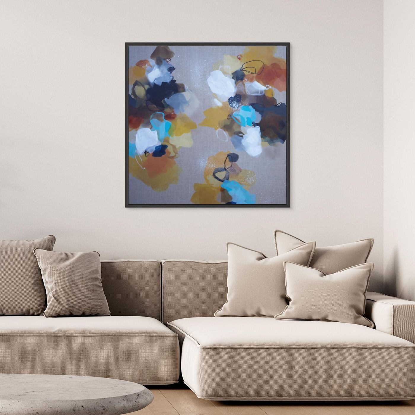 Moving Forward II - Framed Canvas Print