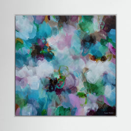 Breathe - Framed Canvas Print