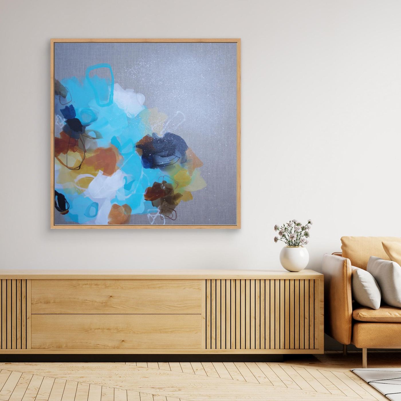 Moving Forward III - Framed Canvas Print