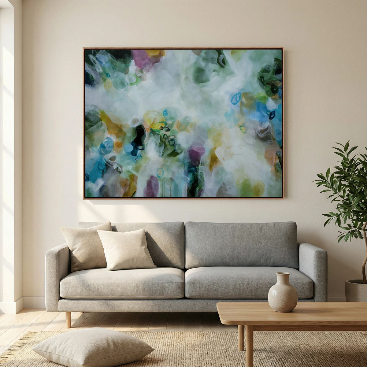 A Fleeting Moment- Framed Canvas Print