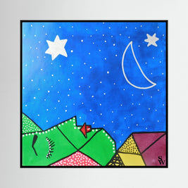 Midsummer Night's Dream - Framed Canvas Print