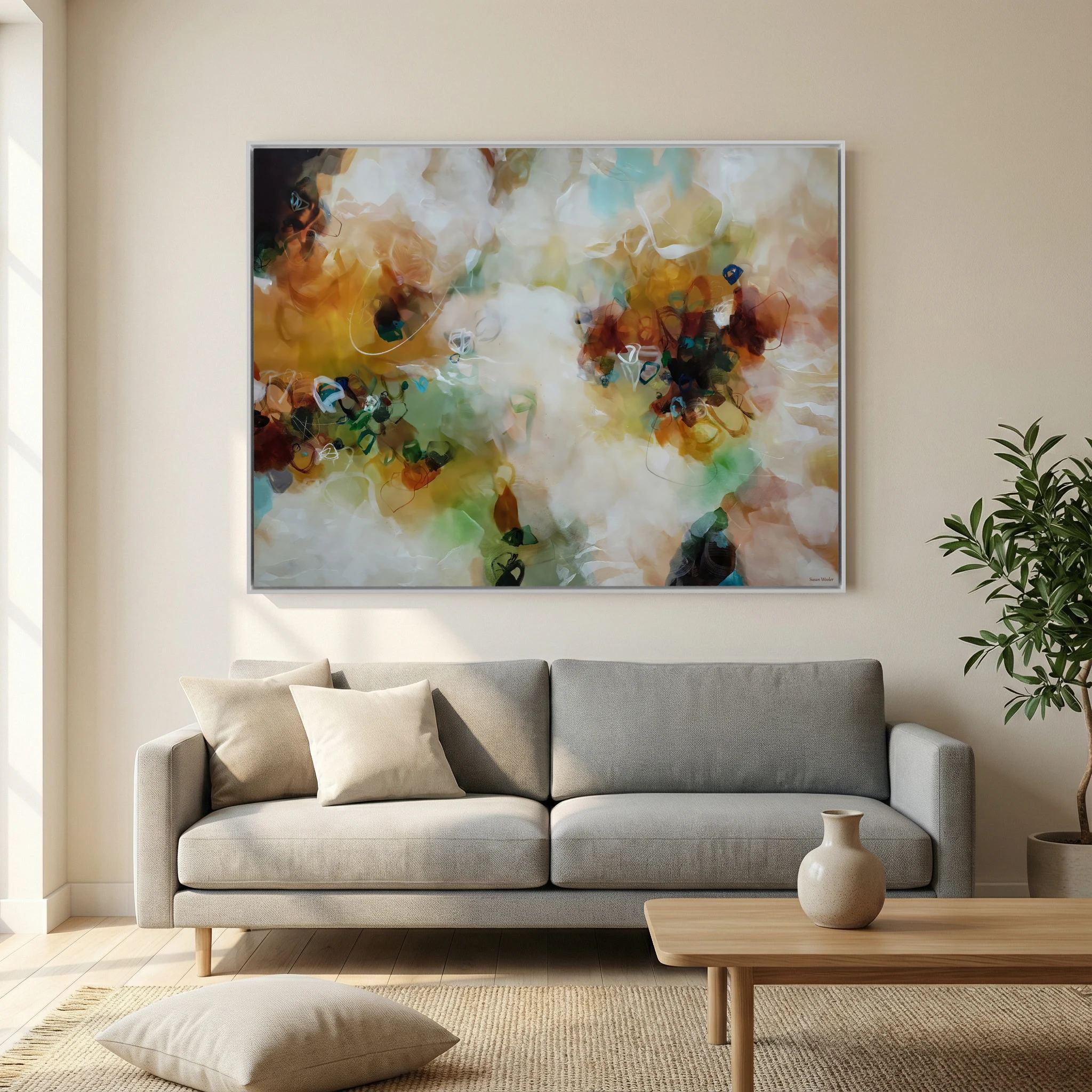 Winds of Change II - Framed Canvas Print