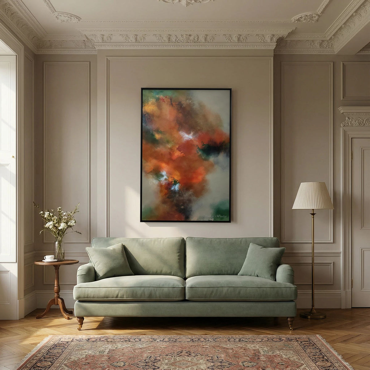 Copper & Clay - Framed Canvas Print