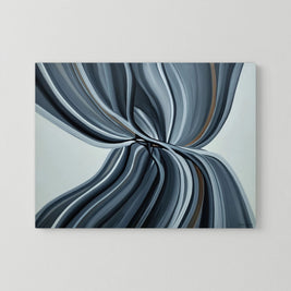 Structural Flow - Framed Canvas Print