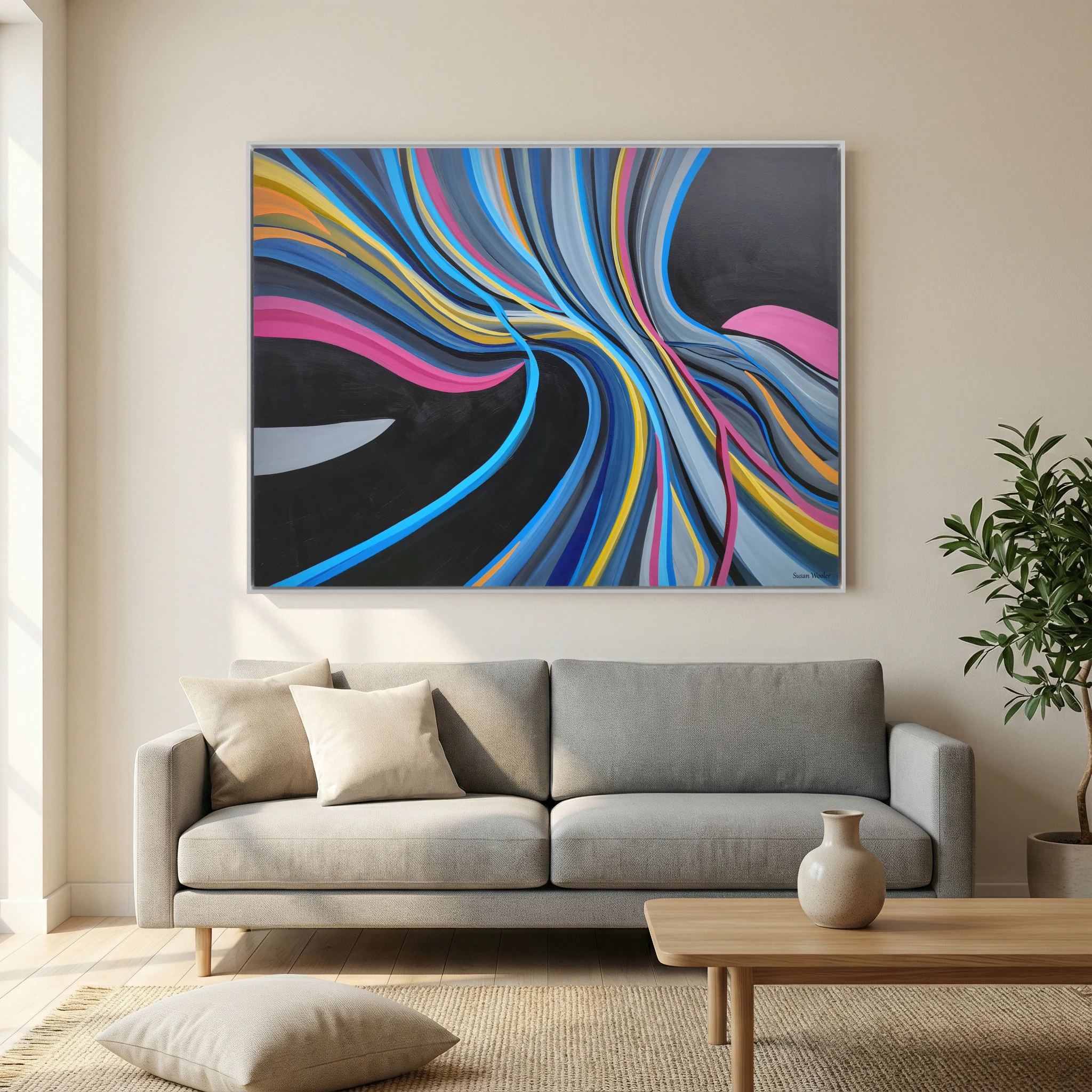 Equivocation - Framed Canvas Print