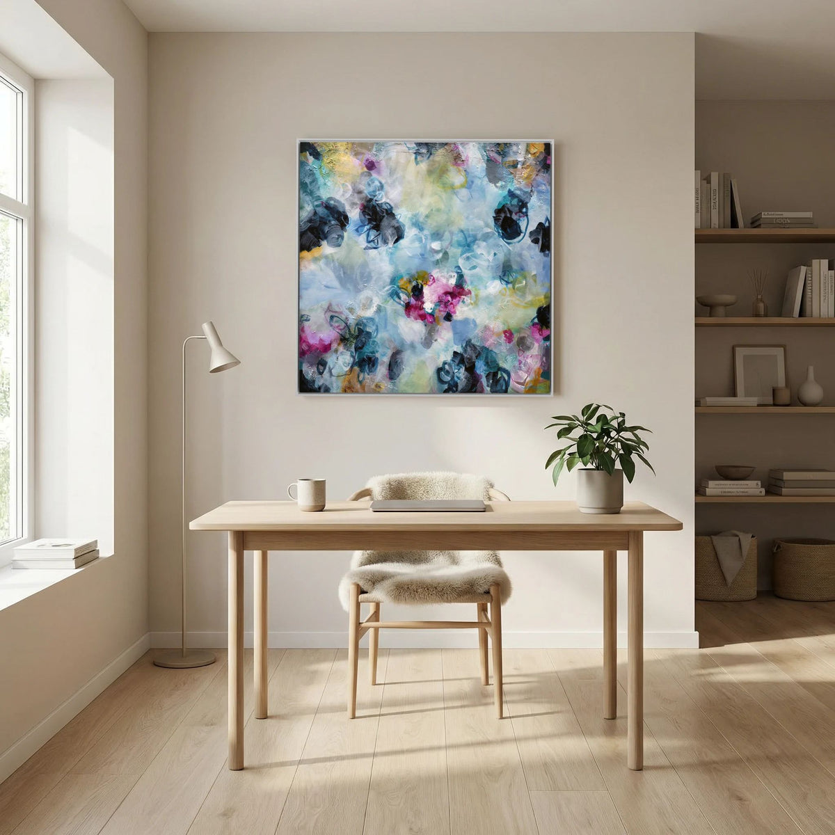 Petunia Blooms - Framed Canvas Prints