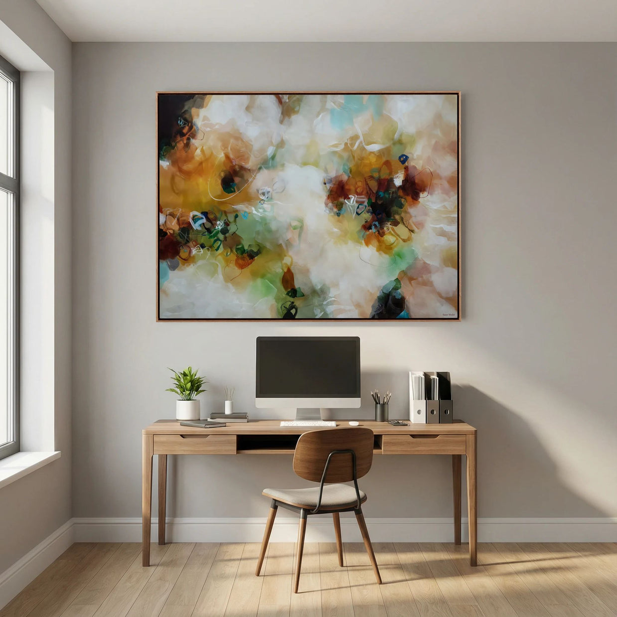 Winds of Change II - Framed Canvas Print