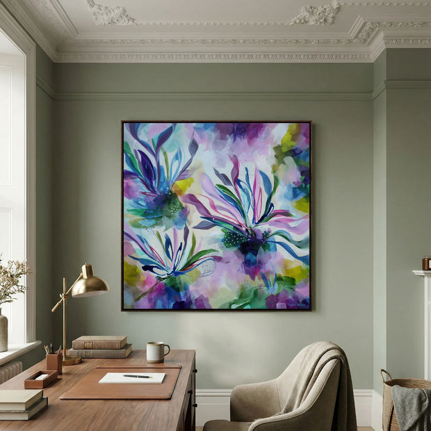 Forever in Bloom - Framed Canvas Print