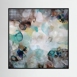 Mountain Dawn - Framed Canvas Print