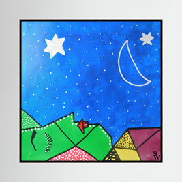 Midsummer Night's Dream - Framed Canvas Print