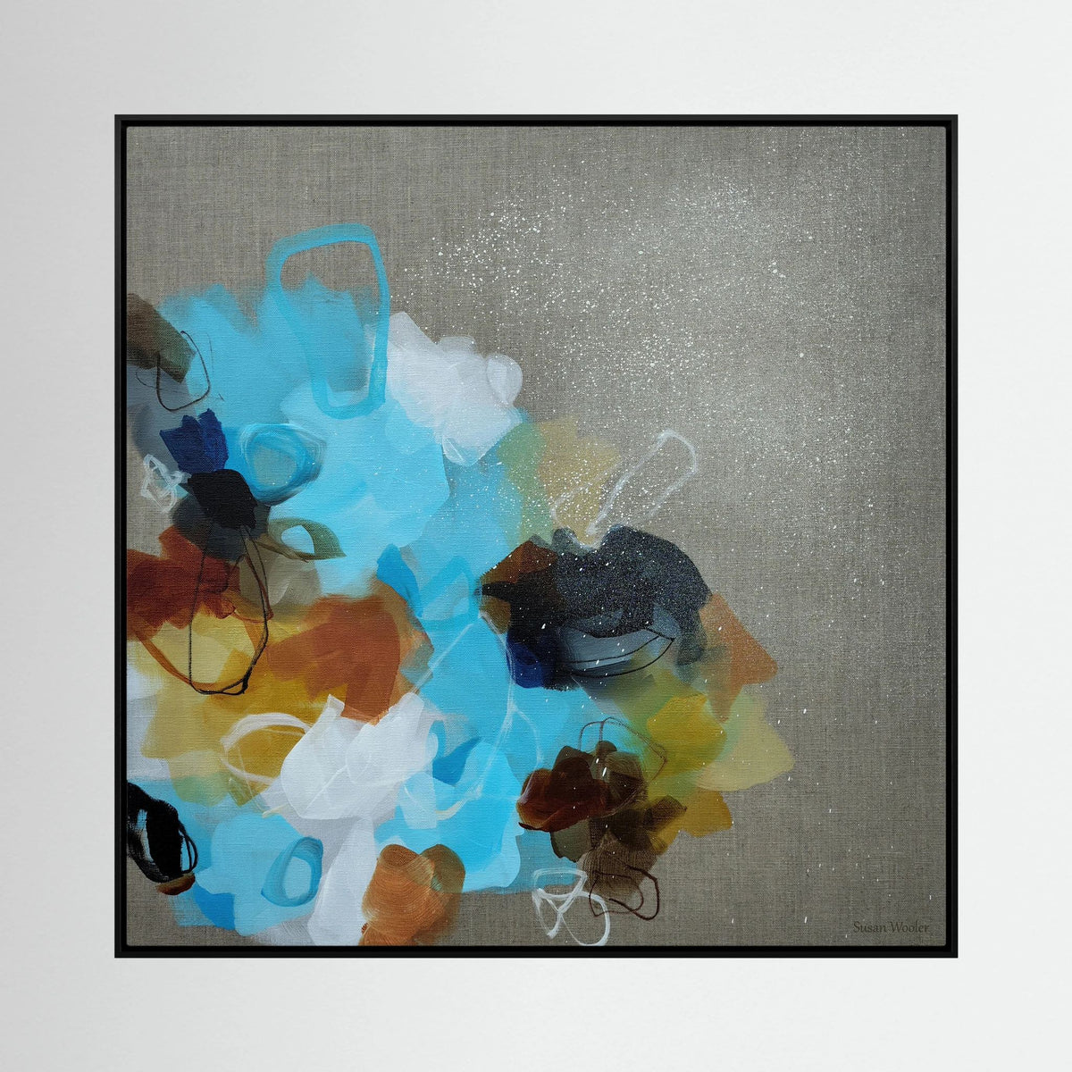 Moving Forward III - Framed Canvas Print