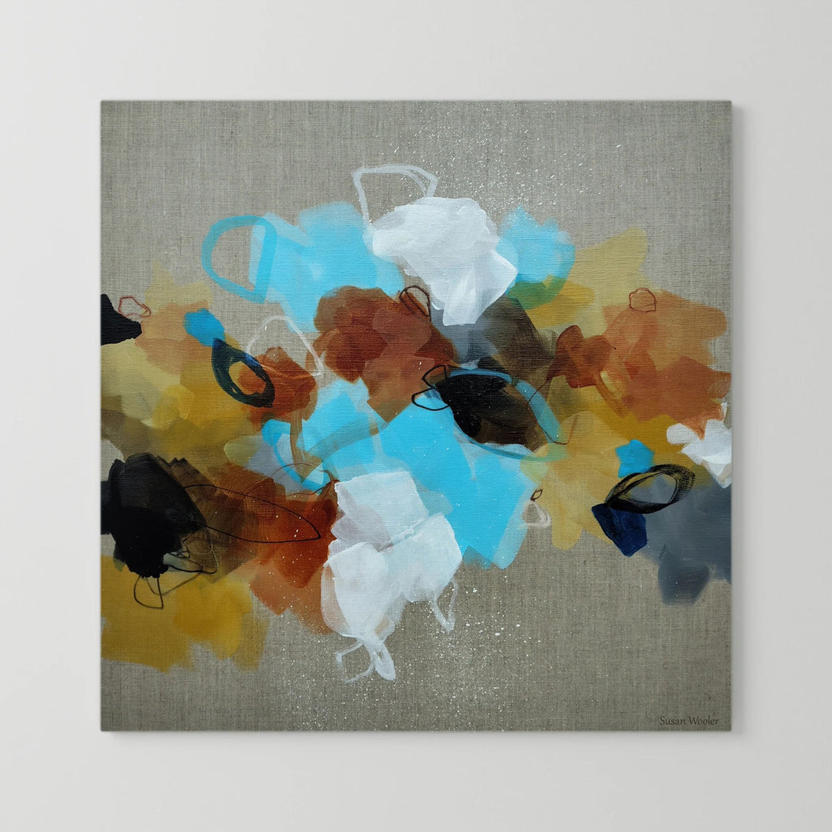 Moving Forward I - Framed Canvas Print