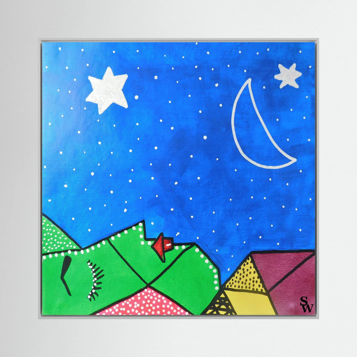 Midsummer Night's Dream - Framed Canvas Print
