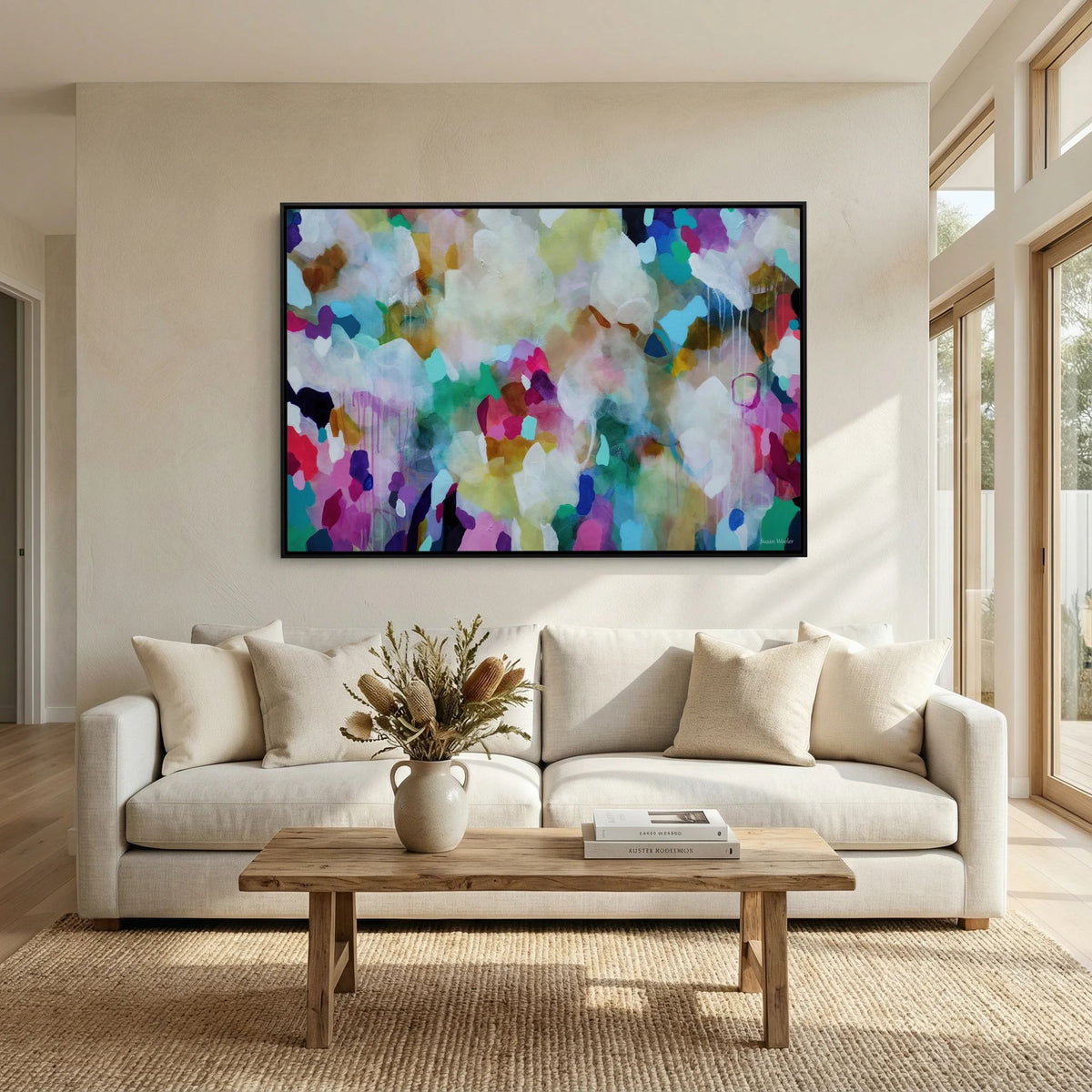 Scent of the Sea Breeze - Framed Canvas Print