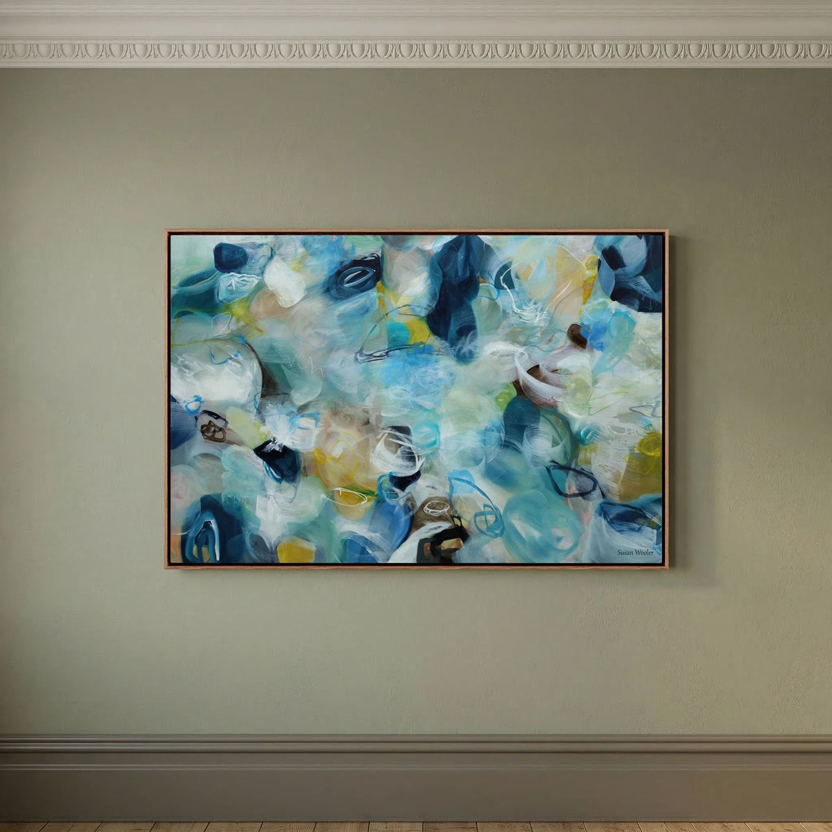 In between days - Framed Canvas Print