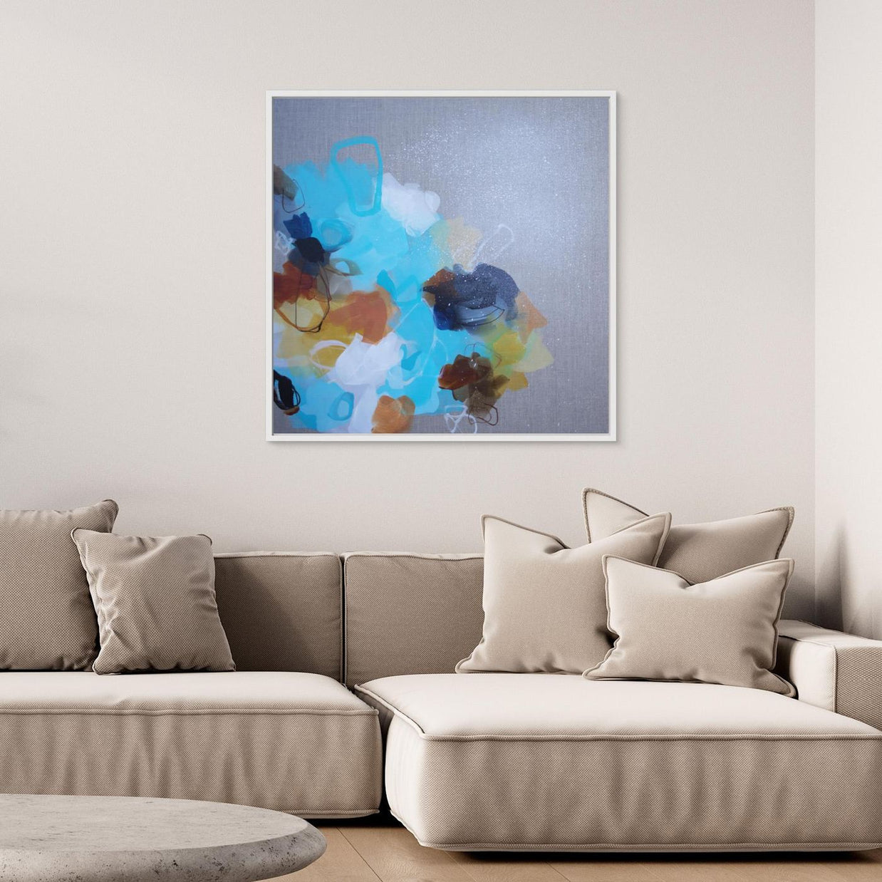Moving Forward III - Framed Canvas Print