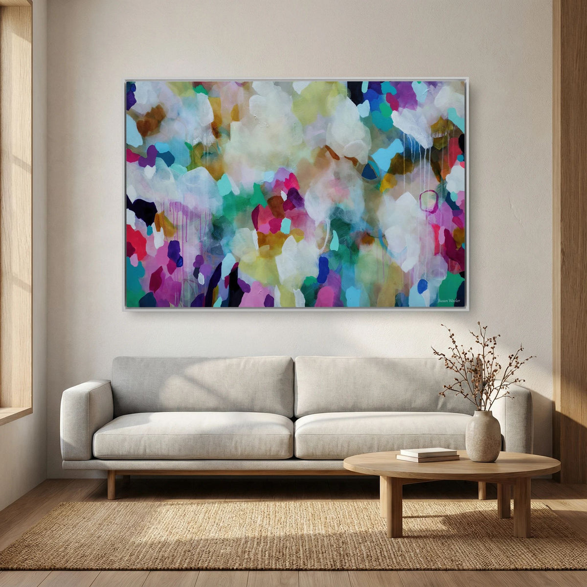 Scent of the Sea Breeze - Framed Canvas Print