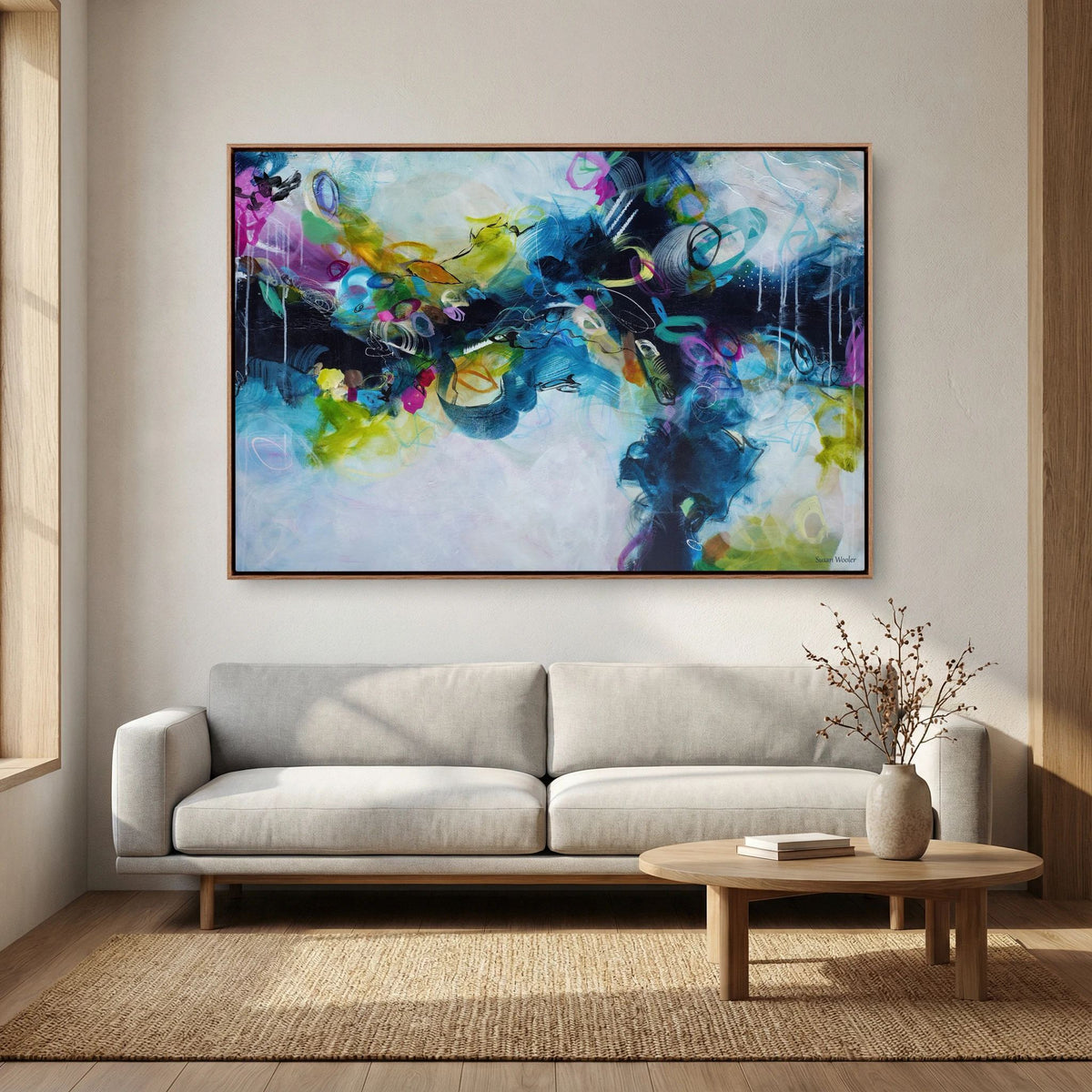 Wild Nights - Framed Canvas Print