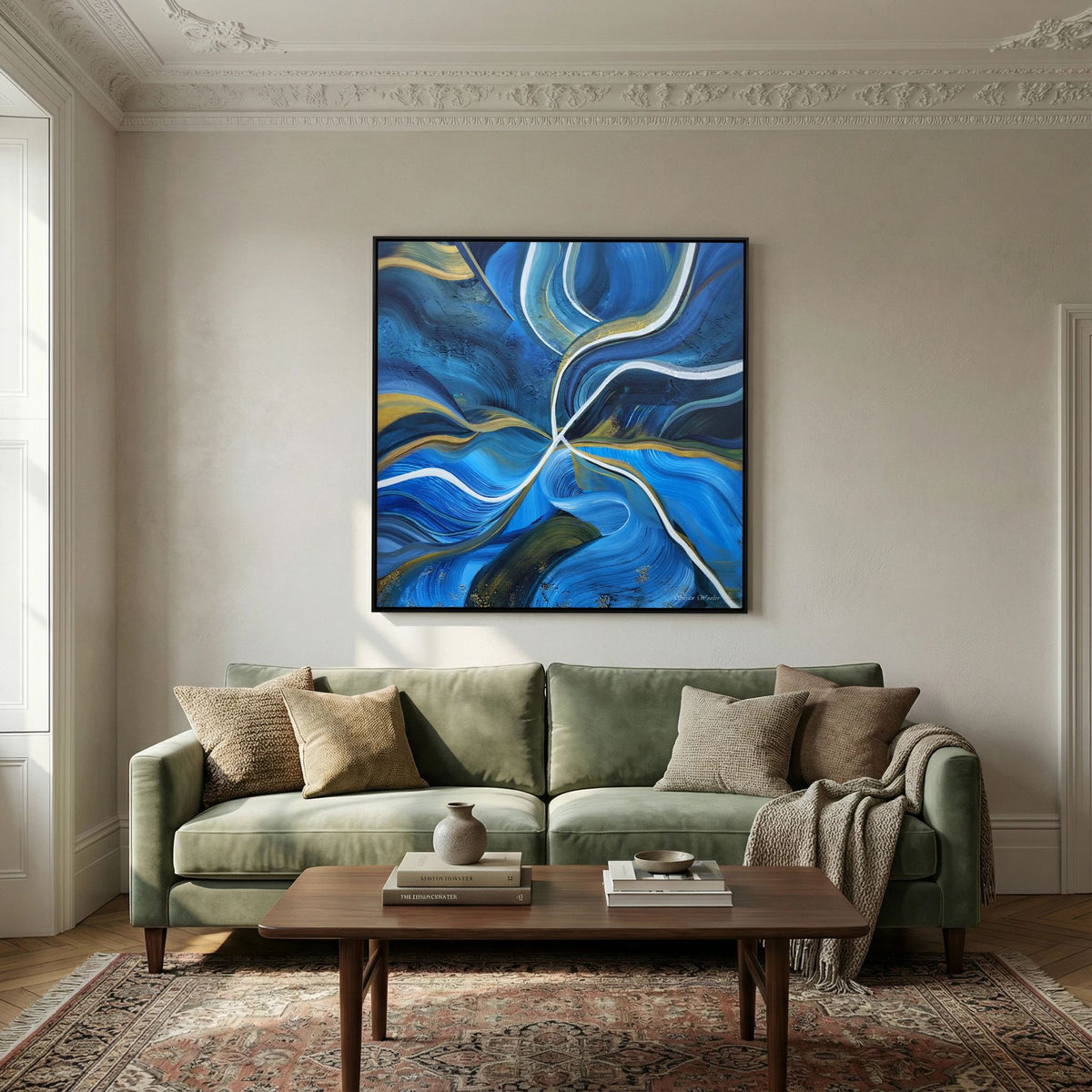 Cadence - Framed Canvas Print