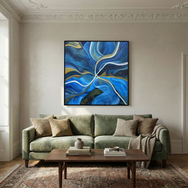 Cadence - Framed Canvas Print