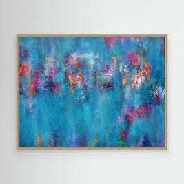 Where the Light Rested - Framed Canvas Print
