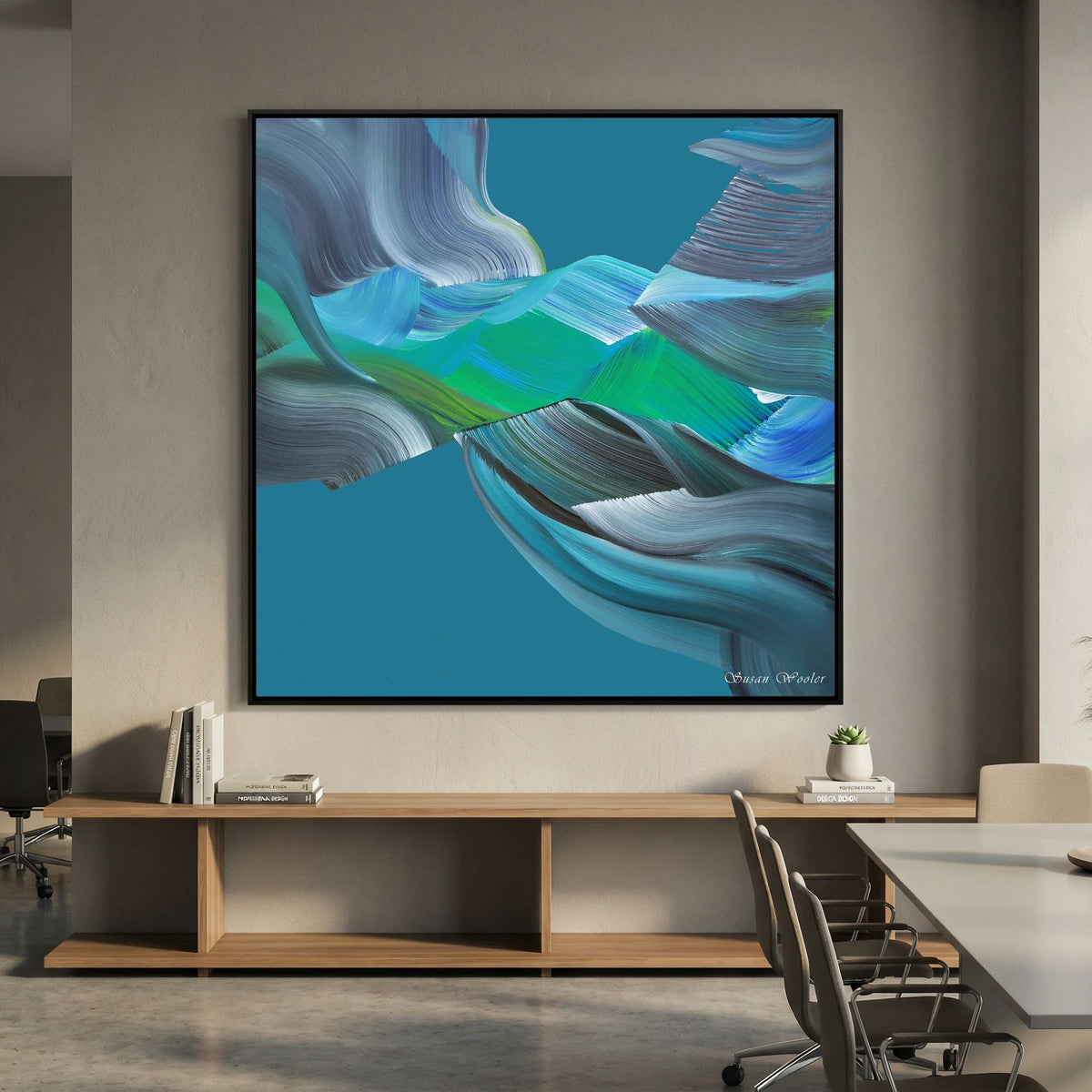 Meridian - Framed Canvas Print