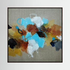 Moving Forward I - Framed Canvas Print
