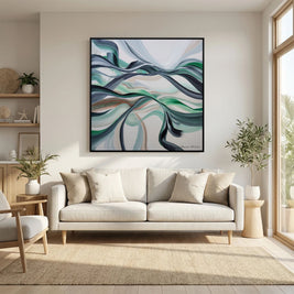 Undulation - Framed Canvas Print