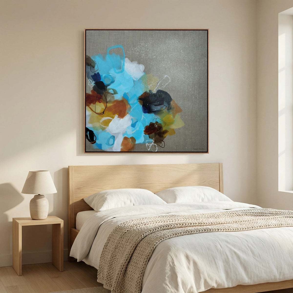 Moving Forward III - Framed Canvas Print