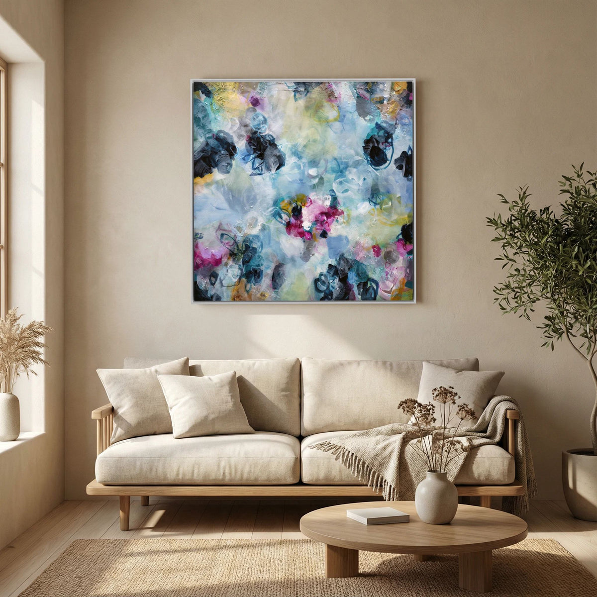 Petunia Blooms - Framed Canvas Prints