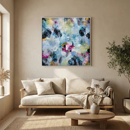 Petunia Blooms - Framed Canvas Prints