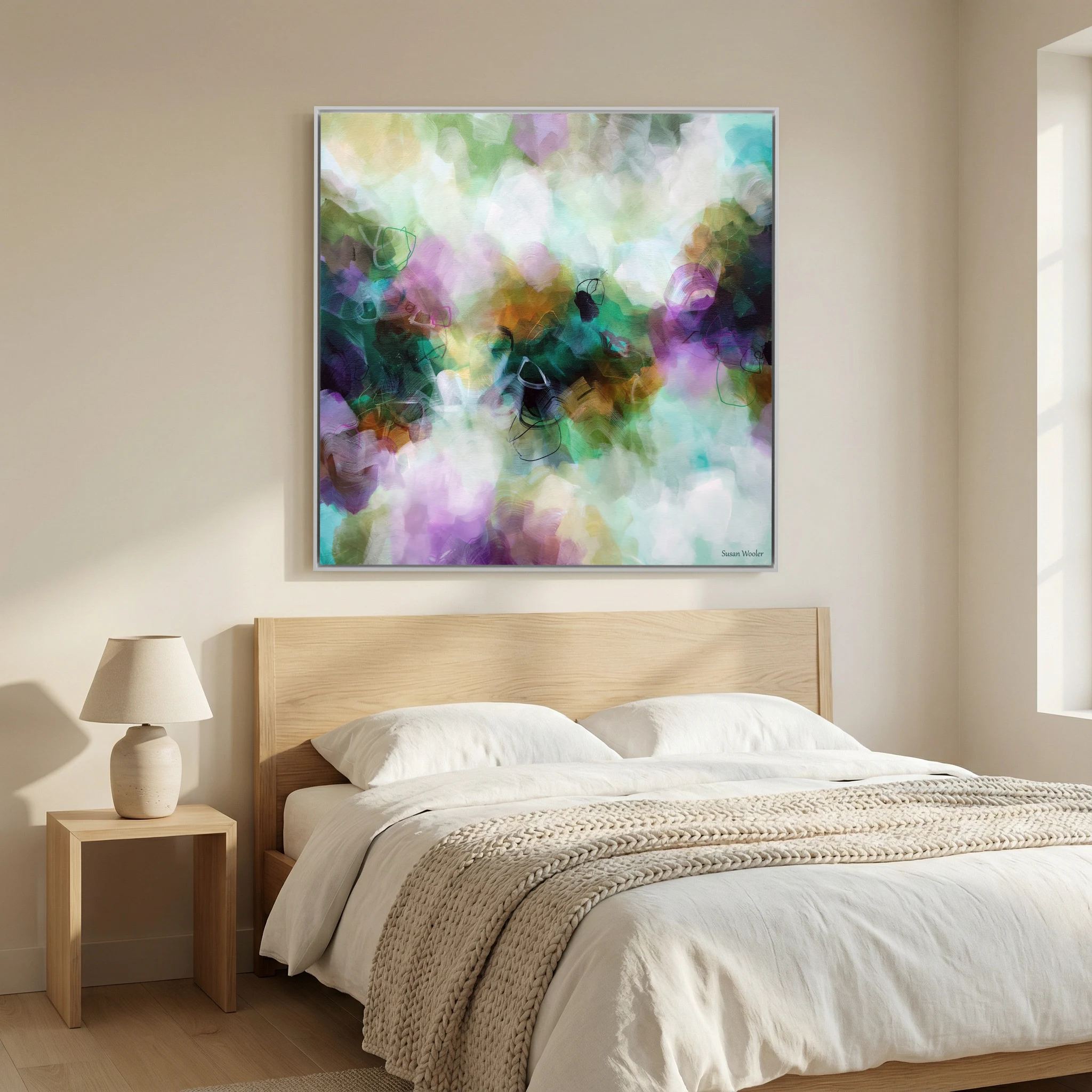Whispers in the Forest- Framed Canvas Print