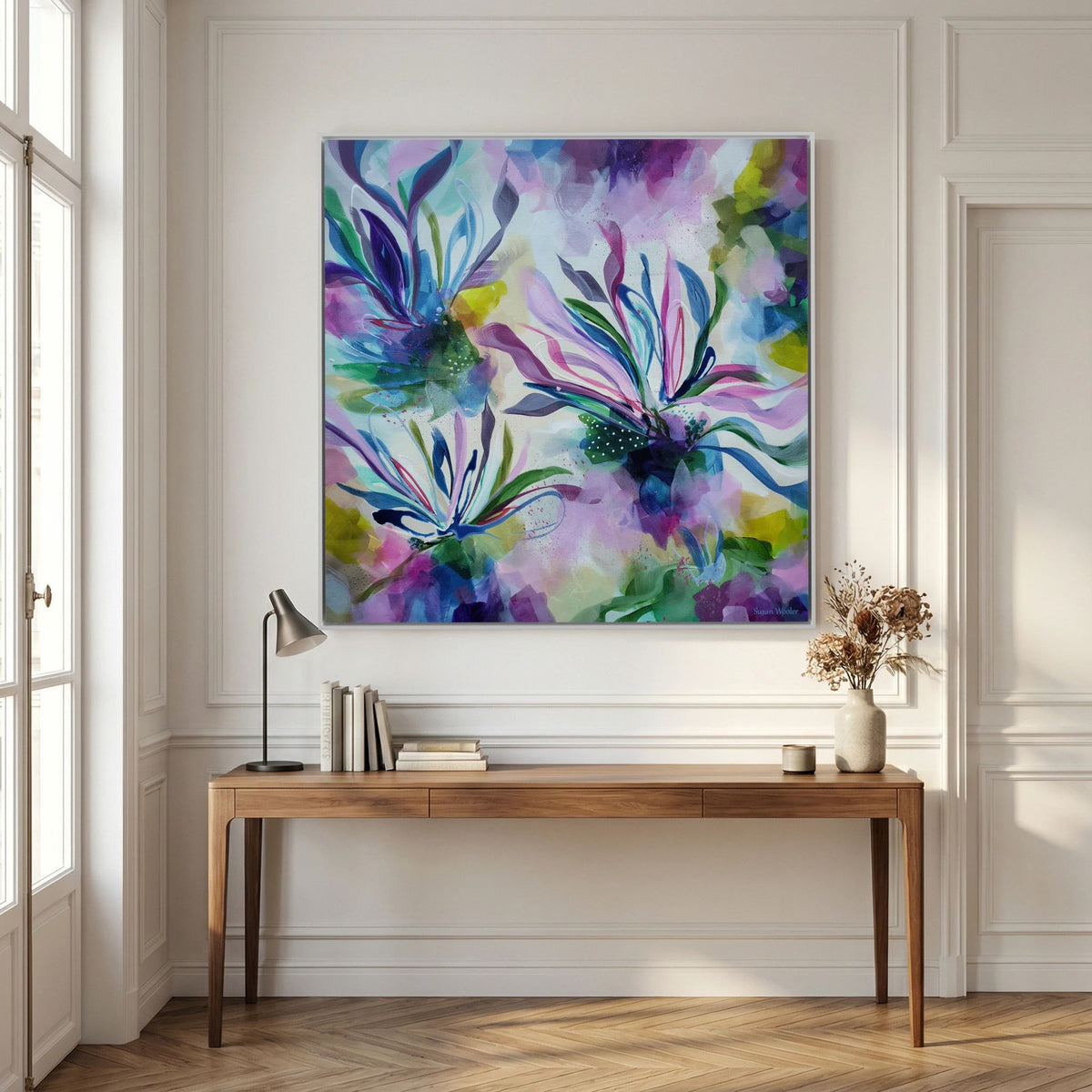 Forever in Bloom - Framed Canvas Print